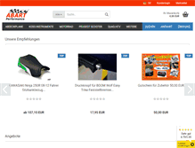 Tablet Screenshot of abart-performance.com